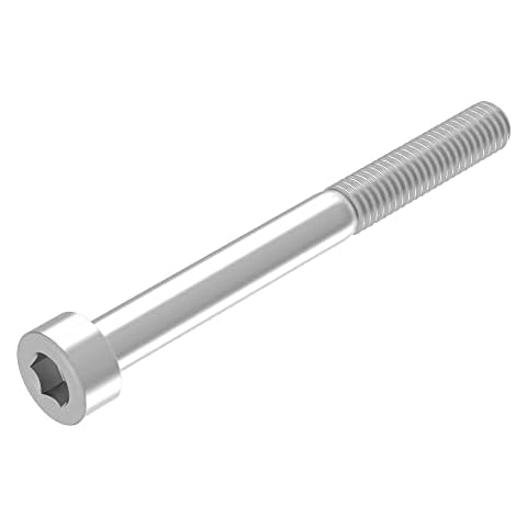 SECCARO 20 x M6 x 60mm Stainless Steel V2A VA A2 Stainless Steel Hex Socket Head Bolts Partially Threaded DIN 912 / ISO 4762 Cover