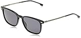 Incluye funda protectora BOSS Hugo 1020/S Gafas, Black/GY Grey, 54 Hombres