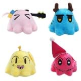 Anime Gotō Hitori - Cojín de peluche suave con figura de peluche para bolso, llavero de decoración, coleccionables, regalo 4 unidades