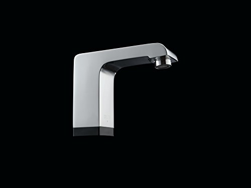 Delta Commercial 601T040 Electronics Single Hole Battery Operated Electronic Bathroom Faucet With Proximity Sensing Technology, Chrome #TOP4