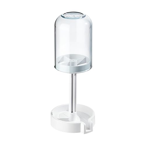 Portacepillos de Dientes con Taza, Portacepillos de Dientes con Tapa - Soporte para cepillo de dientes con 3 ranuras,Gadgets de baño, soporte para cepillos de dientes de ducha, almacenamiento de cepil