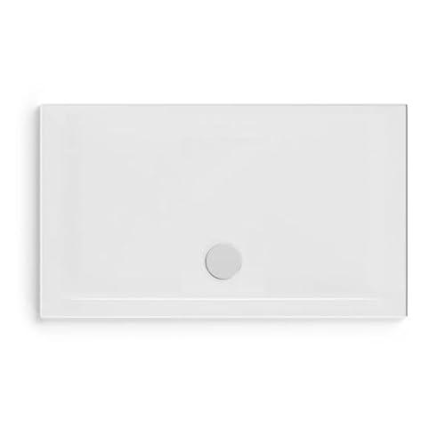 Ceramica Dolomite Piatto doccia rettangolare in ceramica modello squash, ultrasottile