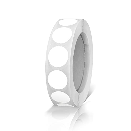 Meitaat White Dot Stickers 0.5 Inch Small Circle Labels Roll 1000 Pcs