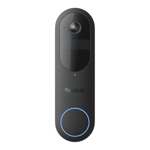 Reolink 2K 4MP Videocitofono Senza Fili, Battery Video Doorbell(2nd Gen)
