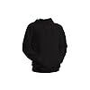 Mellor Design Plain Pullover Hoodie Hooded Top Unisex Mens Ladies Hooded Sweatshirts Black, M #1