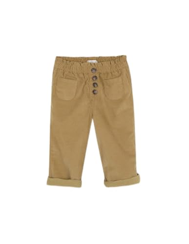 Gocco Peto Vaquero, Pantalones Bebé Niñas, Mostaza, 24-3 Años