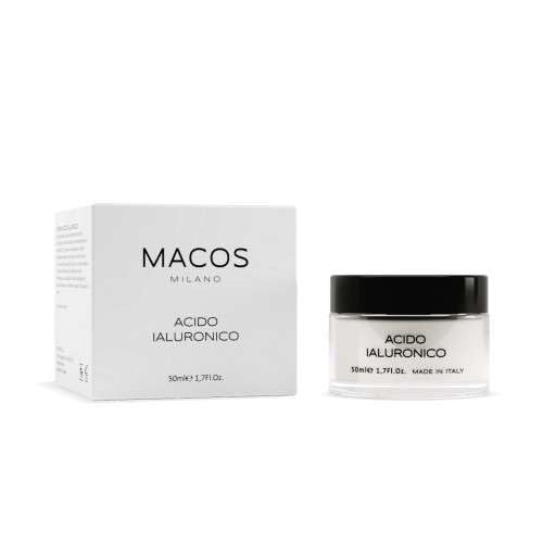MACOS MILANO Hyaluronic Acid Face Cream 50 ml, Anti-Aging Moisturizer