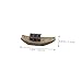 CIYODO 6pcs Mini Fishing Boat Model Toy Small Toy Boat Figurines for Bonsai Fairy Garden Decor Handmade Miniature Landscape Decorations