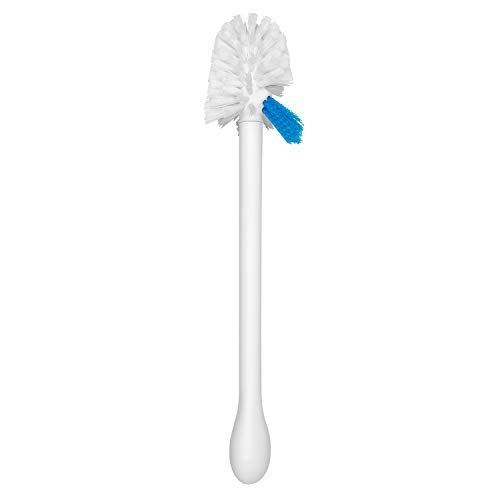 OXO Good Grips Toilet Brush with Rim Cleaner, White