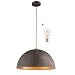 Produktbild bmf-versand® Hängelampe Esszimmer Modern - Hängeleuchte Industrial - Küchenlampe Hängend Rostoptik 41 cm - Industrie Pendellampe Esstisch - Pendelleuchte Braun Vintage - inkl Pflegetuch
