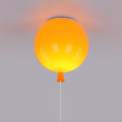 PIPI HARE Cartoon Balloon Chandelier Globe Ceiling Light with Pull Cord Switch Colorful Balloon Pendant Lamp Children's Room Close to Ceiling Lights Kids Kindergarten Chandeliers
