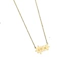 Genérico Collar de mejor amiga Regalos iniciales de amistad para niños Delicado collar de mejor amiga para para parejas