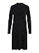 Vila Damen Viril Crew Neck L/S Midi Dress - Noos Kleid, Schwarz, XL EU