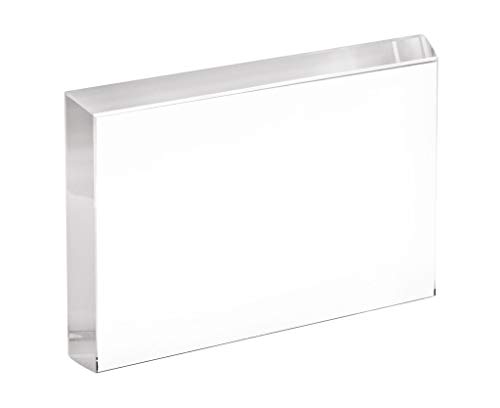 Ten Prostokątny obciążnik do papieru ze szkła do sublimacji kod.EL56109 cm 1,9x20x14h by Varotto & Co.