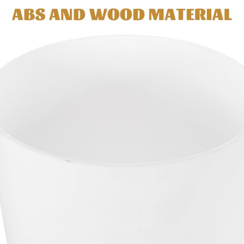 Jardinière stable blanc sol avec support en bois pour grand bonsaï - 4