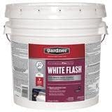 Gardner-Gibson Sta-Kool White Flash Pro White Roof Cement, 1 Gal., Flexible Roof Patch & Repair Compound, Ideal for Hot Climates, Contains UV Inhibitors