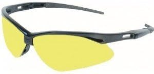 Jackson Nemesis Safety Glasses Black Frame Amber Lens