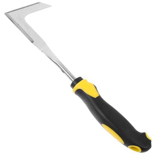 OFFSCH Multi-Function Removal Tool Sturdy Metal Scythe Mowing Knife for Garden Crevice Weeding
