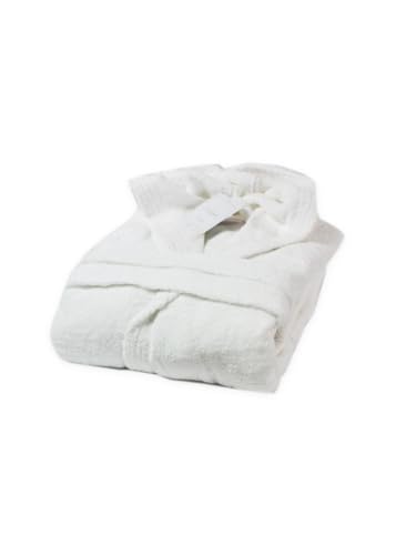 Peignoir enfant blanc éponge haut de gamme Via Roma 60 LIVING ACC BABY