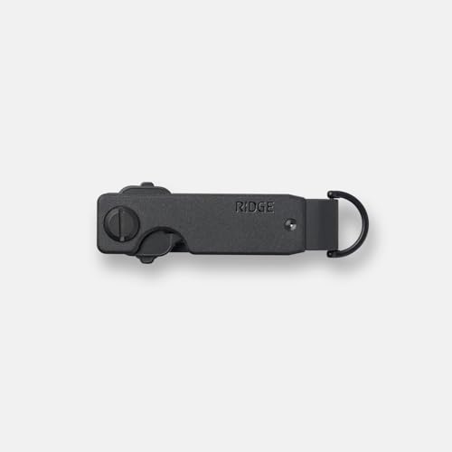 Image of The Ridge Key Organizer - Compact Metallic Key Holder, Minimalist Innovative Keyholder, Smart Keychain Secures 2-6 Keys