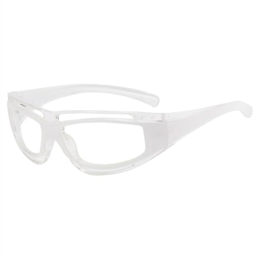 Lunettes de soleil punk légères anti-vent taille unique transparentes