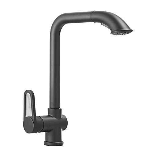 Robinet de cuisine avec tuyau de traction télescopique pour un évier moderne
