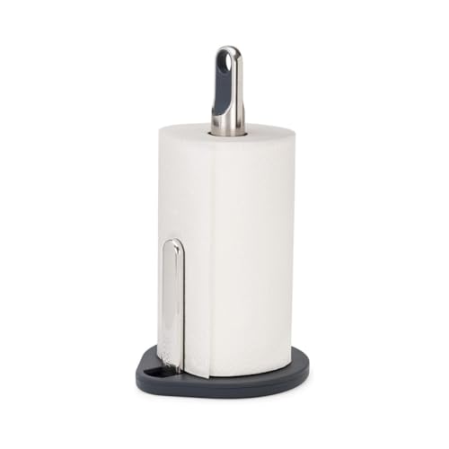 Joseph Joseph Hold Porte-Rouleau de Cuisine, Essuie Tout, Bras à Tension, Facile à déchirer d'une Seule Main, Base Lourde, Antidérapant, Convient aux...