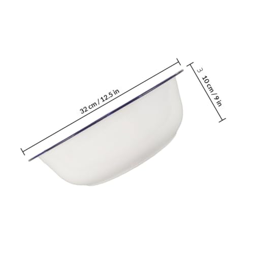 Lavabo para pies de esmalte contra el cansancio: cuenco retro 32cm 2