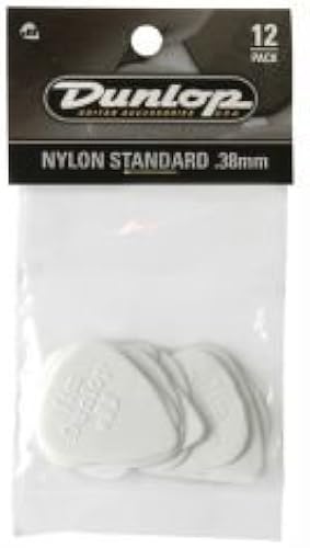 DUNLOP Nylon Standard Plektrum 0 38 12er Pack