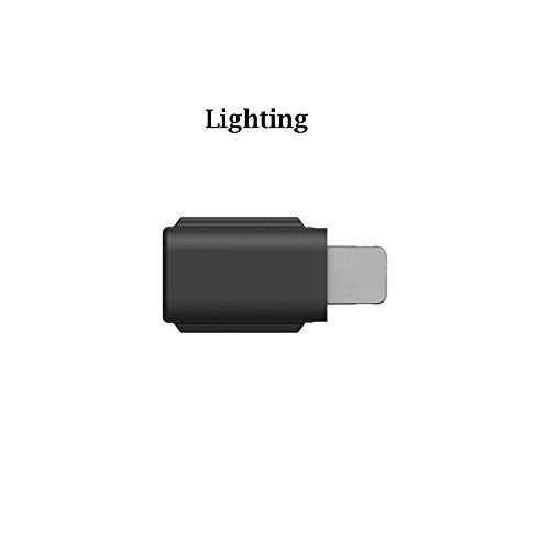 Conector adaptador de telefone USB-C para smartphone Android com bolso OSMO Micro USB tipo C suporte