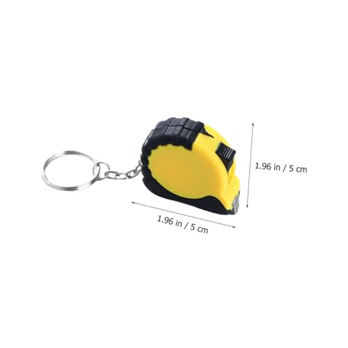 Outil de ruban à mesurer de poche rétractable avec mini lampe porte-clés - 2
