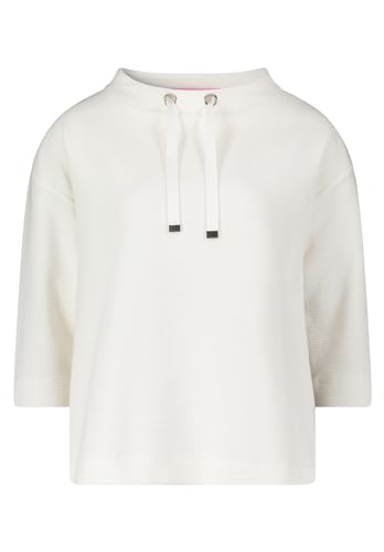 Betty Barclay Damen Sweatshirt mit hohem Kragen Rohweiß,46