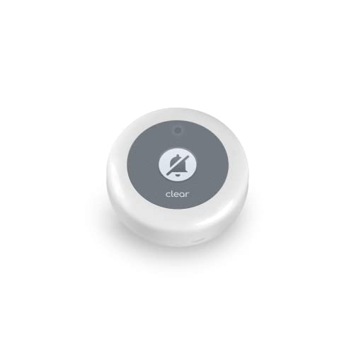 Callovo Wireless Clear Call Button for Elderly at Home Caregiver Pager Reset Button ONLY Compatible with Callovo Central Receive