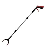 Bkul Greifzange für Senioren 83cm Aluminium Müllzange, Drehbarer Müllgreifer Müllzange...