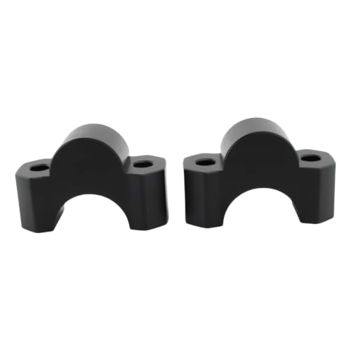 Adaptador elevador manillar para corregir la postura en moto BMW S1000R negra