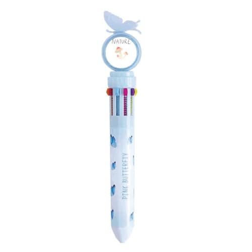 Stylo à bille rétractable multicolore pour égayer vos notes de cours au quotidien