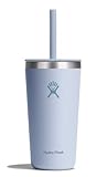 Hydro Flask All Around Tumbler Straw Lid, Insulated Travel Mug, Stainless Steel Coffee Cup 20 Oz Surf