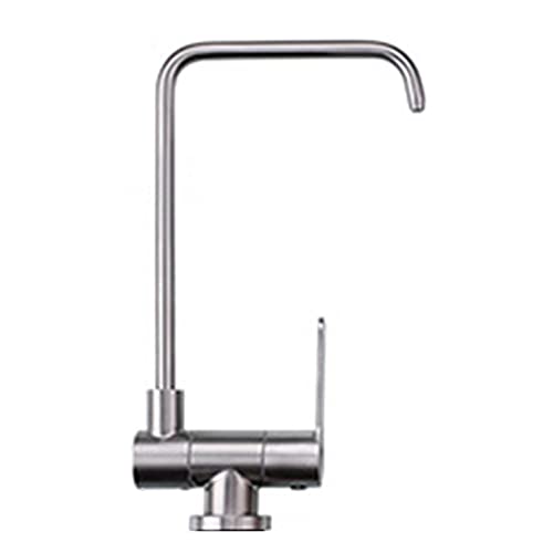 Grifo de filtro de agua potable Grifos de ventana cepillados Grifo de fregadero de cocina de ósmosis inversa de rotación 360 Se adapta a todos los sistemas de filtro de agua-F