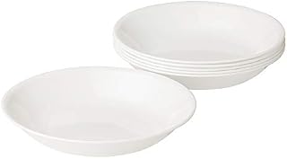 Corelle 1117151 20oz Small Meal Winter Frost White 20-Ounce Bowl Set, Glass