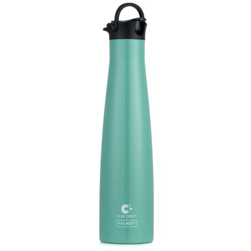 Image of CLAY CRAFT VACBOTT Vega Double Walled|18 Hours Hot and 24 Hours Cold Water Bottle Vacuum Insulated|Flask Bottle 650ml|Steel Bottles for Travelling|BPA-Free|BIS Certified|1Year Limited Warranty