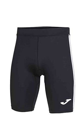 Joma Elite VII Short Running, Hombre, Negro-Blanco, S