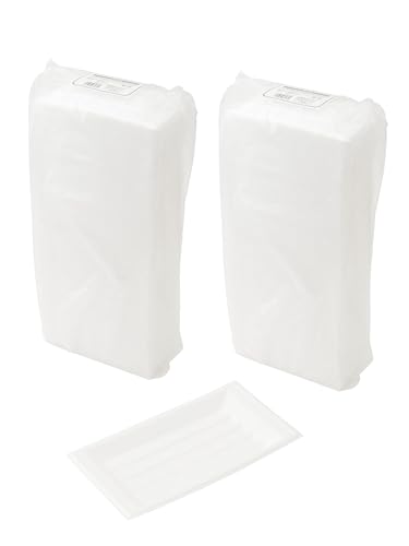 【Amazon.co.jp 限定】ストリックスデザイン 舟皿 使い捨て食器 日本製 200枚 (100枚×2セット) 大 白 テイクアウト容器 イベント 屋台 業務用 軽い 軽量 SG-050