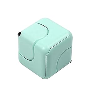 JIUYECAO 1 Kids Party Favor Set Magnetische Fidget Spinner Orbiting Ring Cube voor Kids Volwassenen Druk Angst Gyro…