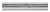Italian Carrara White Marble Polished 2 X 12 Crown - Mercer Molding Trim - Box of 5 Pcs.