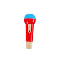 Hape Mighty Echo Microphone | Battery-Free Voice Amplifying Microphone Toy for Kids 1 and Up (Package may vary)
