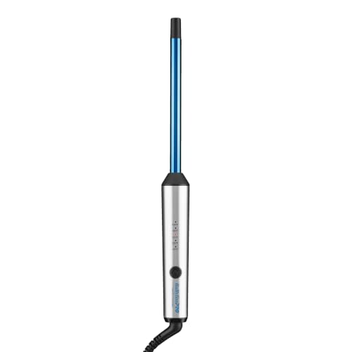 BaBylissPRO Nano Titanium Curling Wand 0.5 Professional Slim Hair Wand Curling Iron for Long Lasting Curls Creates the Perfect Curls for All Hair Types