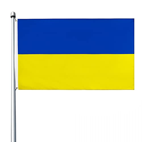 XINGXINLIAN Drapeau Ukraine, Drapeau ukrainien, Drapeau Ukrainien en Polyester, Ukrainian Flags 90 x 150 cm Cover