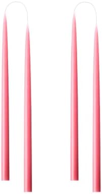 Kunstindustrien, Charcoal Grey Coloured Candles, 100% Paraffin only Added Colour, 4 pcs.