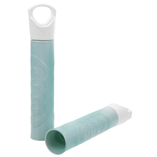 Yardenfun 2 Piezas Empuñaduras para Mango de Escoba y Fregona de Tapas Azul Agarre Cómodo para Varilla de Tendedero Mopa Accesorio de Repuesto para Limpieza