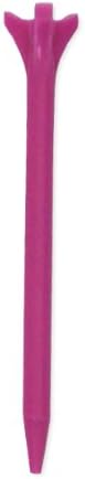 Zero Friction Tour 3-Prong Golf Tees 2-3/4-Inch Pink 40